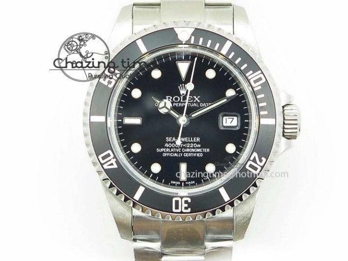 0411 Bold Submariner DIW Sandblasted VSF 1:1 Best Edition Orange Ceramic Bezel Orange Black Dial on SS Bracelet VS 2053